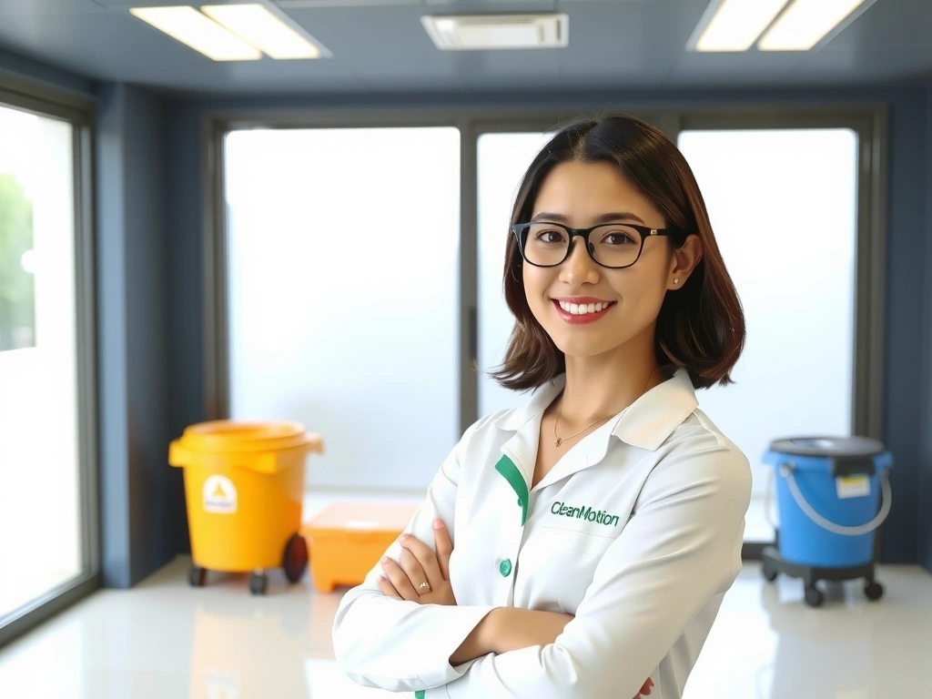 Elena Tan, Quality Control Supervisor at CleanMotion, professional headshot