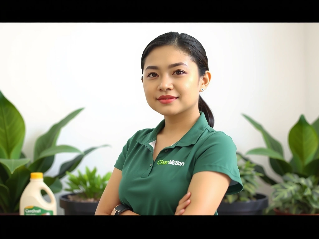 Lisa Castillo, Eco-Cleaning Specialist at CleanMotion, professional headshot