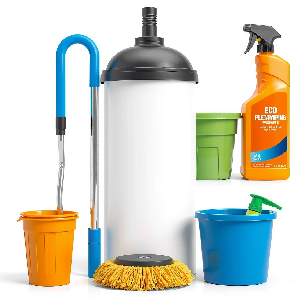 Professional cleaning equipment and supplies