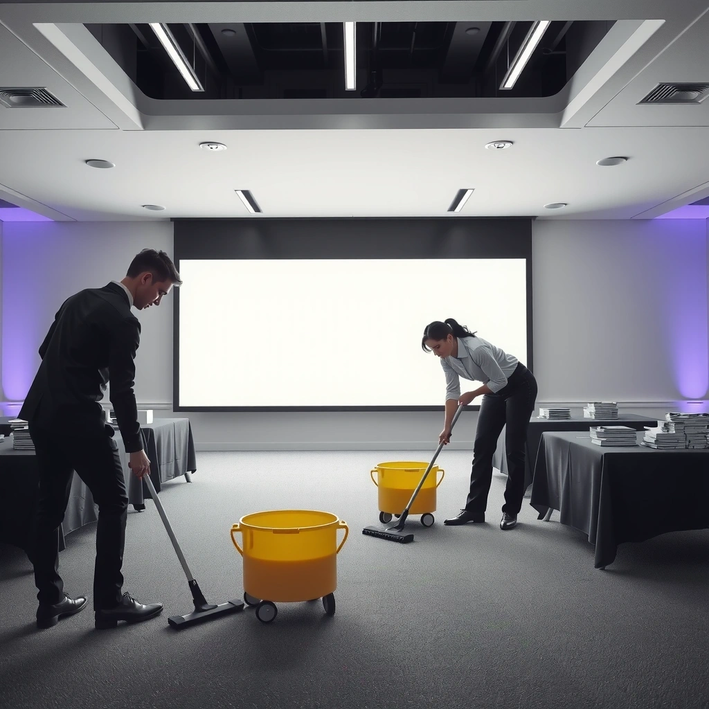 Post-party or event cleaning