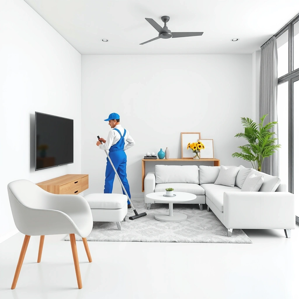 Regular house cleaning service